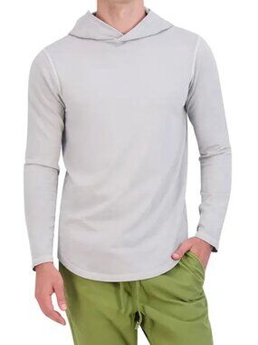 GoodLife Men's Sunfaded Micro Terry Hoodie - Alloy - Size XL